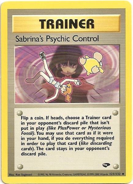 Sabrina's Psychic Control (121/132) [Gym Challenge Unlimited] | North Valley Games