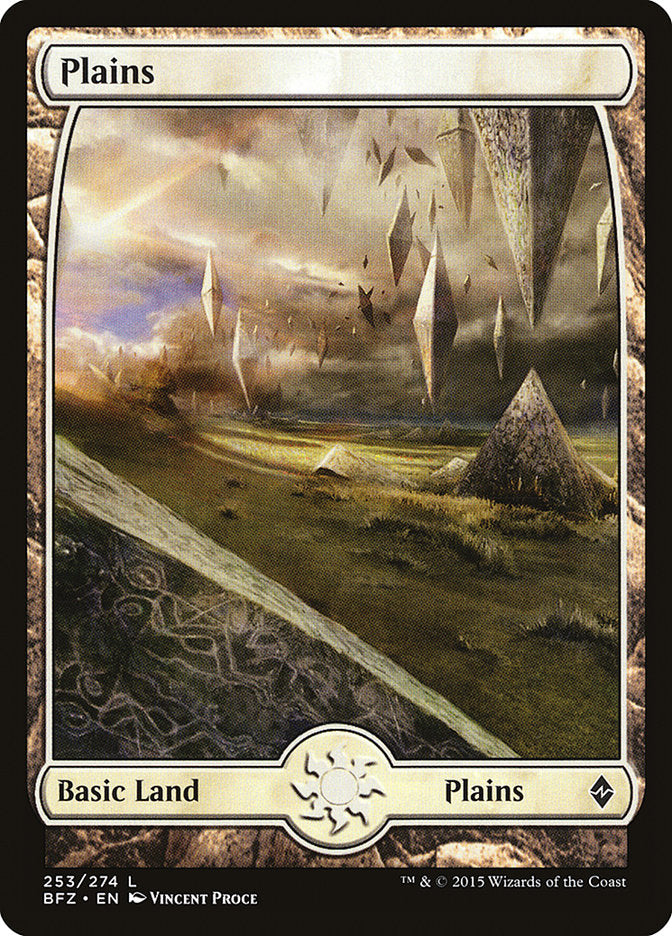 Plains (253) (Full Art) [Battle for Zendikar] | North Valley Games