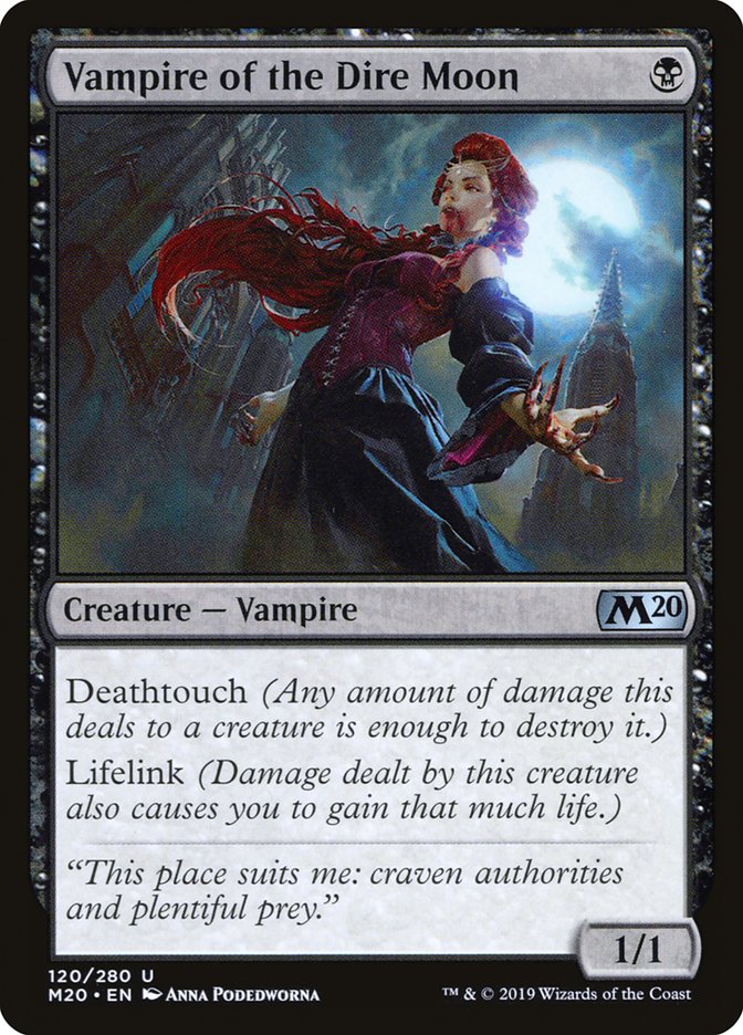 Vampire of the Dire Moon [Core Set 2020] | North Valley Games