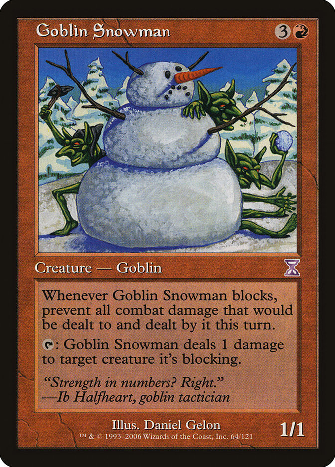 Goblin Snowman [Time Spiral Timeshifted] | North Valley Games