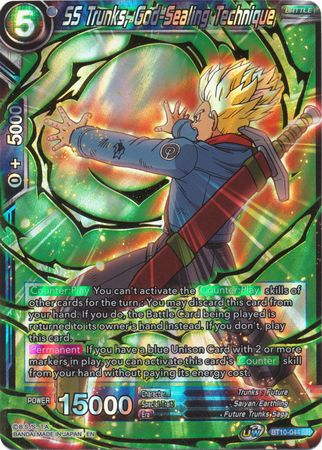 SS Trunks, God-Sealing Technique (BT10-044) [Rise of the Unison Warrior] | North Valley Games