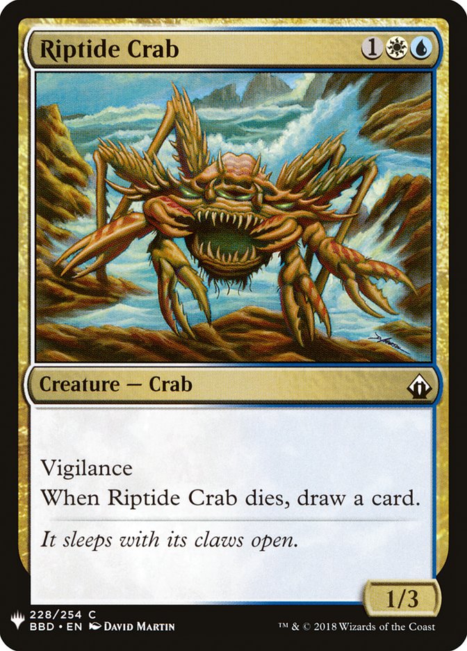 Riptide Crab [Mystery Booster] | North Valley Games