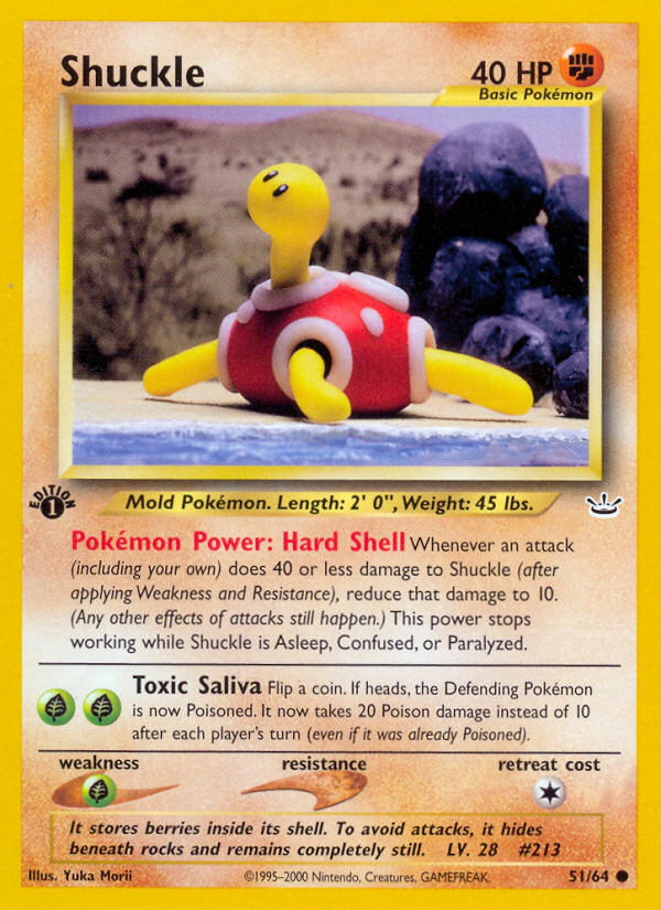 Shuckle (51/64) [Neo Revelation 1st Edition] | North Valley Games