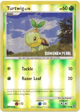 Turtwig (103/130) [Burger King Promos: 2008 Collection] | North Valley Games