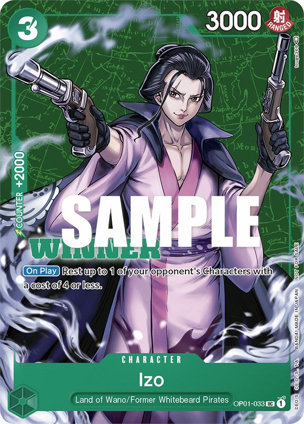 Izo (Tournament Pack Vol. 2) [Winner] [One Piece Promotion Cards] | North Valley Games