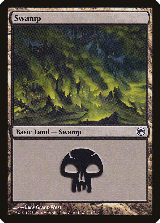 Swamp (241) [Scars of Mirrodin] | North Valley Games