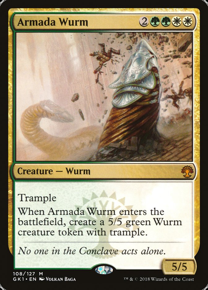 Armada Wurm [Guilds of Ravnica Guild Kit] | North Valley Games