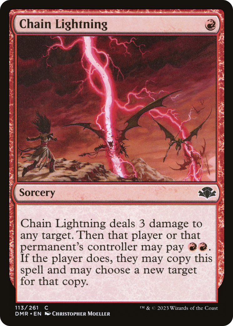 Chain Lightning [Dominaria Remastered] | North Valley Games