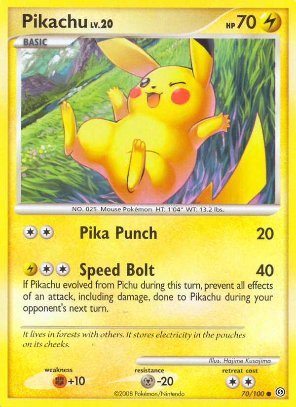 Pikachu (70/100) [Diamond & Pearl: Stormfront] | North Valley Games
