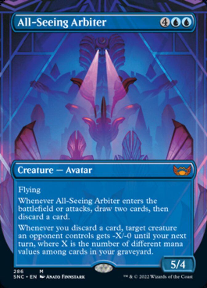 All-Seeing Arbiter (Borderless Alternate Art) [Streets of New Capenna] | North Valley Games