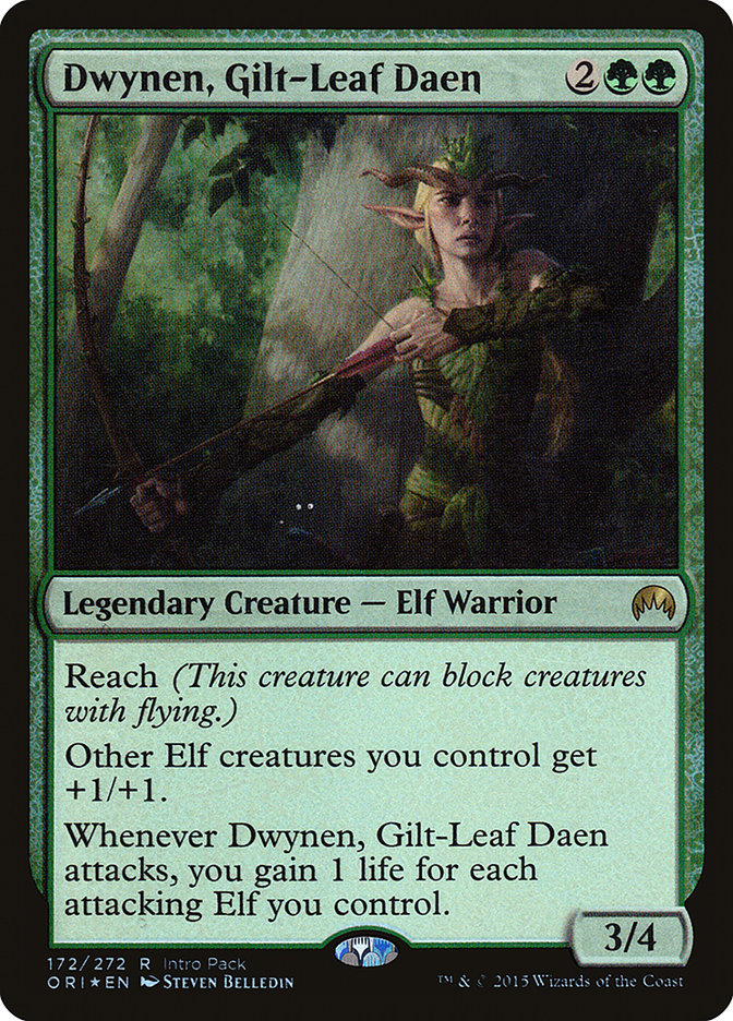 Dwynen, Gilt-Leaf Daen (Intro Pack) [Magic Origins Promos] | North Valley Games