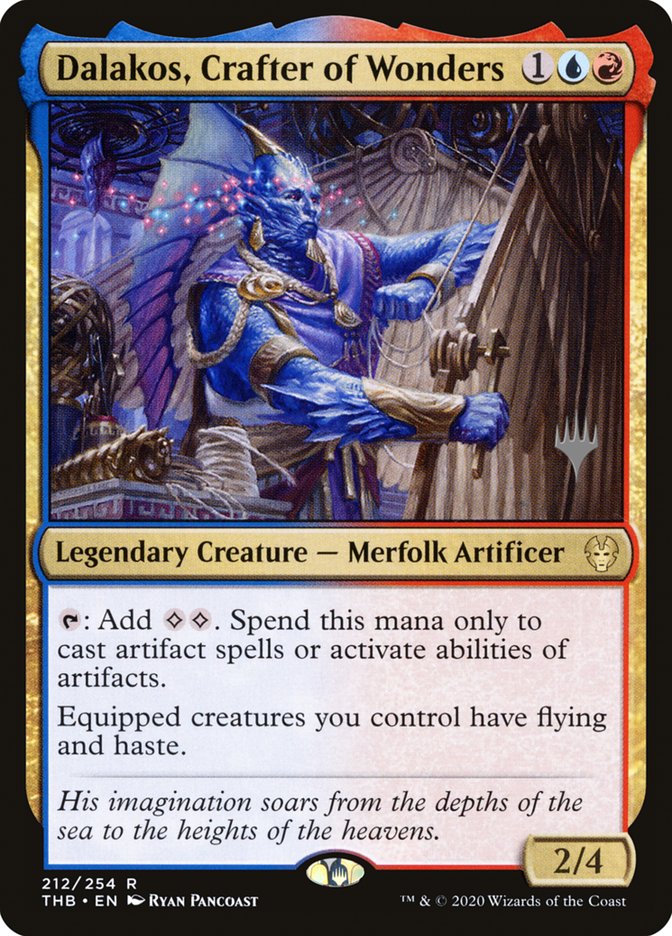 Dalakos, Crafter of Wonders (Promo Pack) [Theros Beyond Death Promos] | North Valley Games