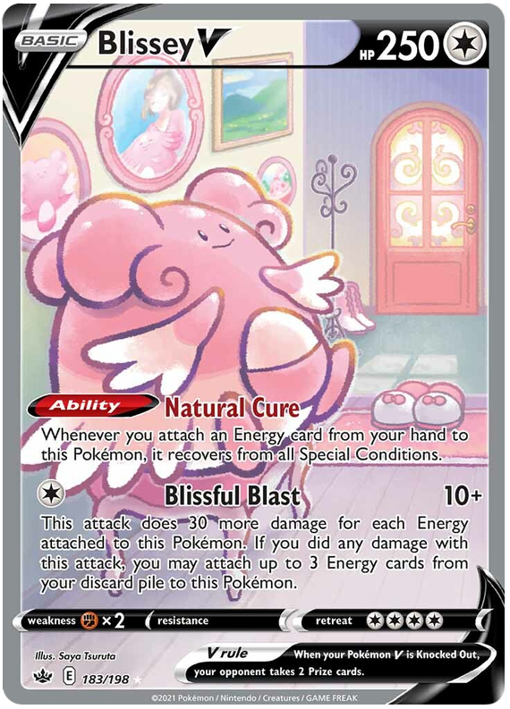 Blissey V (183/198) [Sword & Shield: Chilling Reign] | North Valley Games