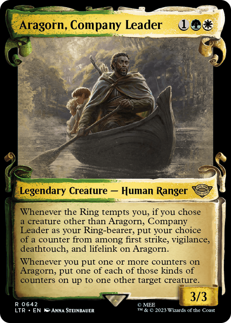 Aragorn, Company Leader [The Lord of the Rings: Tales of Middle-Earth Showcase Scrolls] | North Valley Games