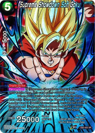 Supreme Showdown Son Goku (TB2-002) [World Martial Arts Tournament] | North Valley Games