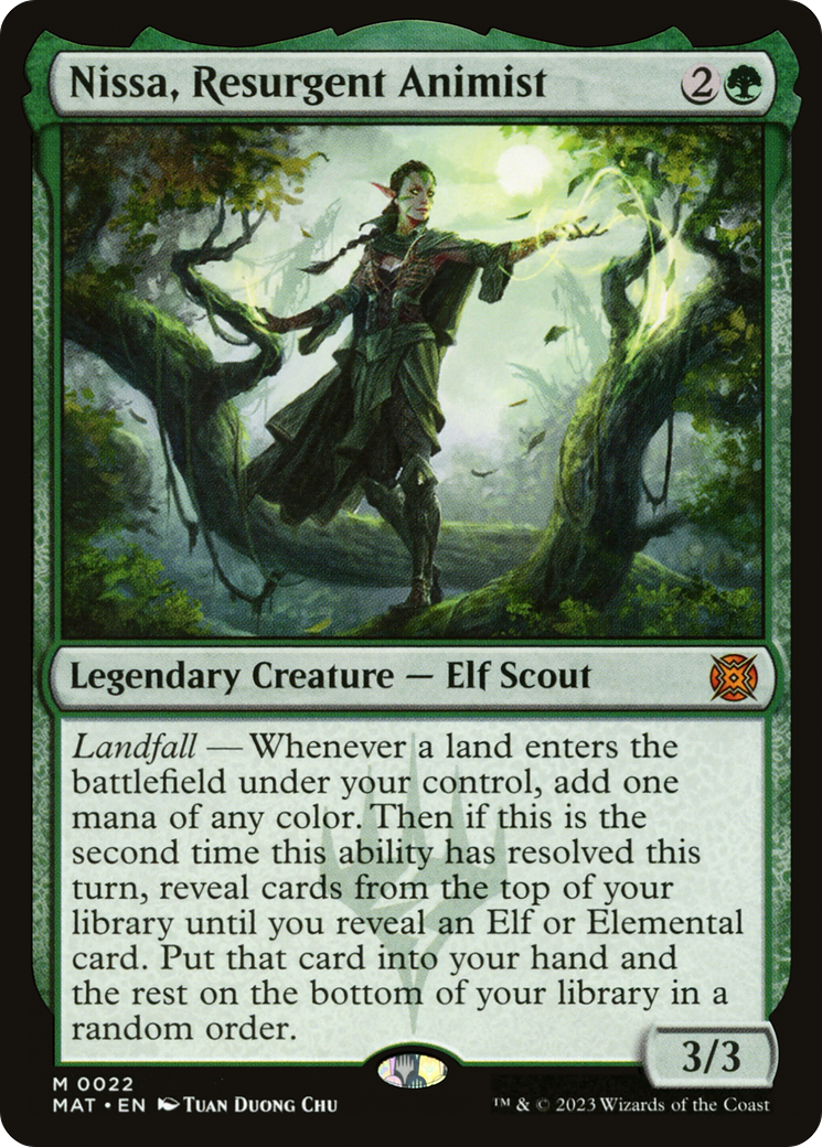 Nissa, Resurgent Animist [March of the Machine: The Aftermath] | North Valley Games