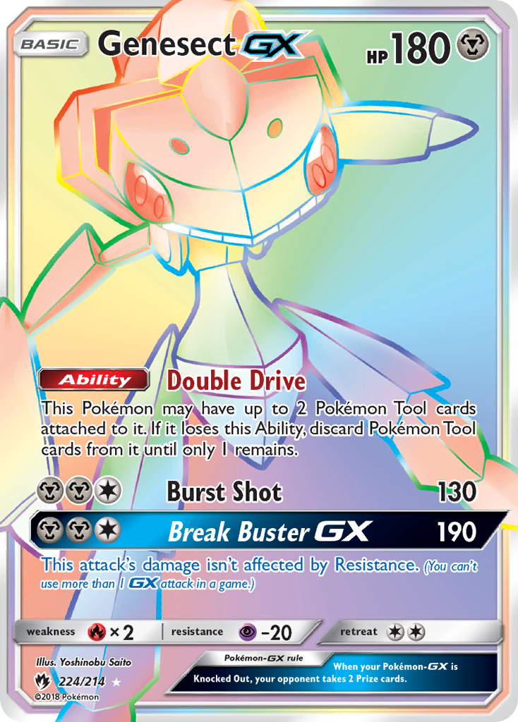 Genesect GX (224/214) [Sun & Moon: Lost Thunder] | North Valley Games