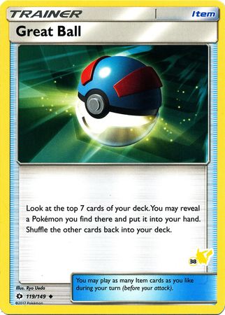 Great Ball (119/149) (Pikachu Stamp #38) [Battle Academy 2020] | North Valley Games