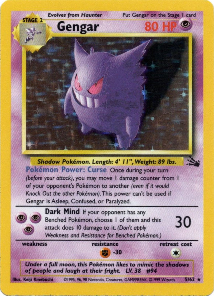 Gengar (5/62) [Fossil Unlimited] | North Valley Games