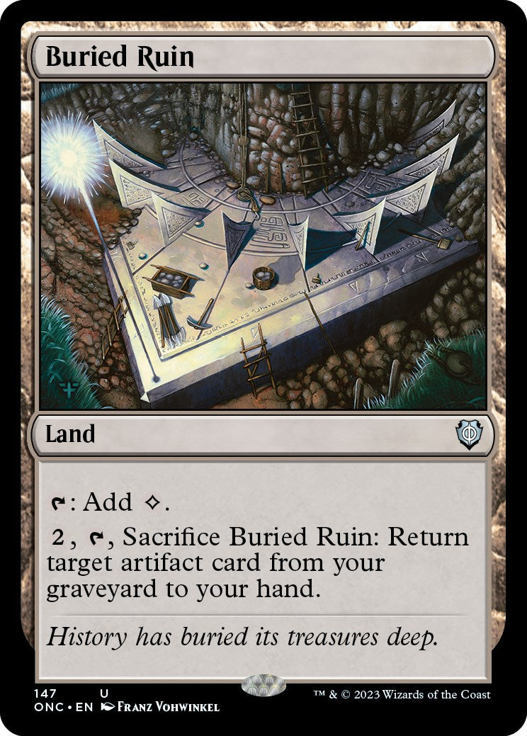 Buried Ruin [Phyrexia: All Will Be One Commander] | North Valley Games