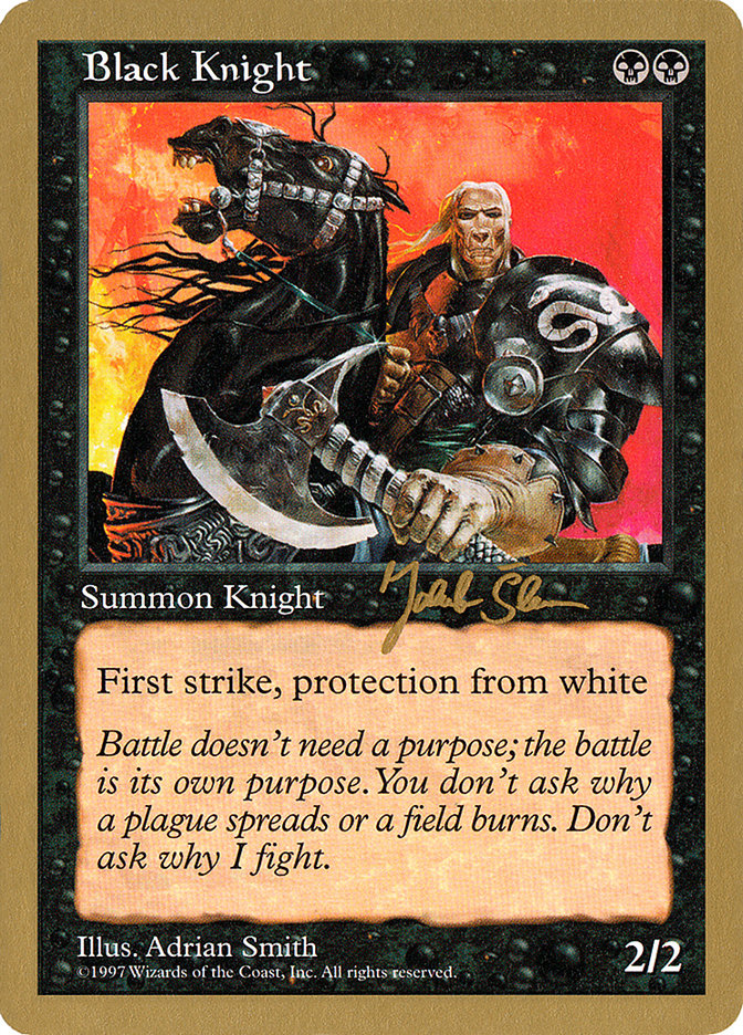 Black Knight (Jakub Slemr) [World Championship Decks 1997] | North Valley Games