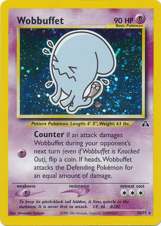 Wobbuffet (16/75) [Neo Discovery Unlimited] | North Valley Games