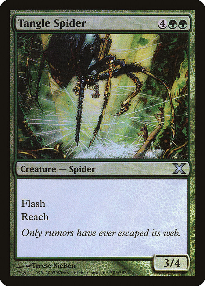 Tangle Spider (Premium Foil) [Tenth Edition] | North Valley Games
