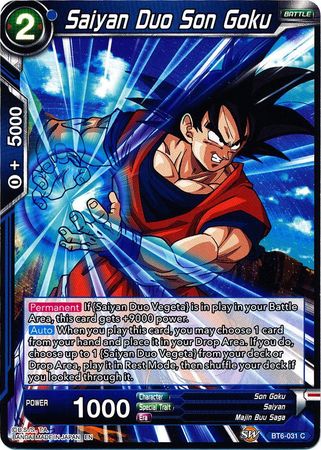 Saiyan Duo Son Goku (BT6-031) [Destroyer Kings] | North Valley Games