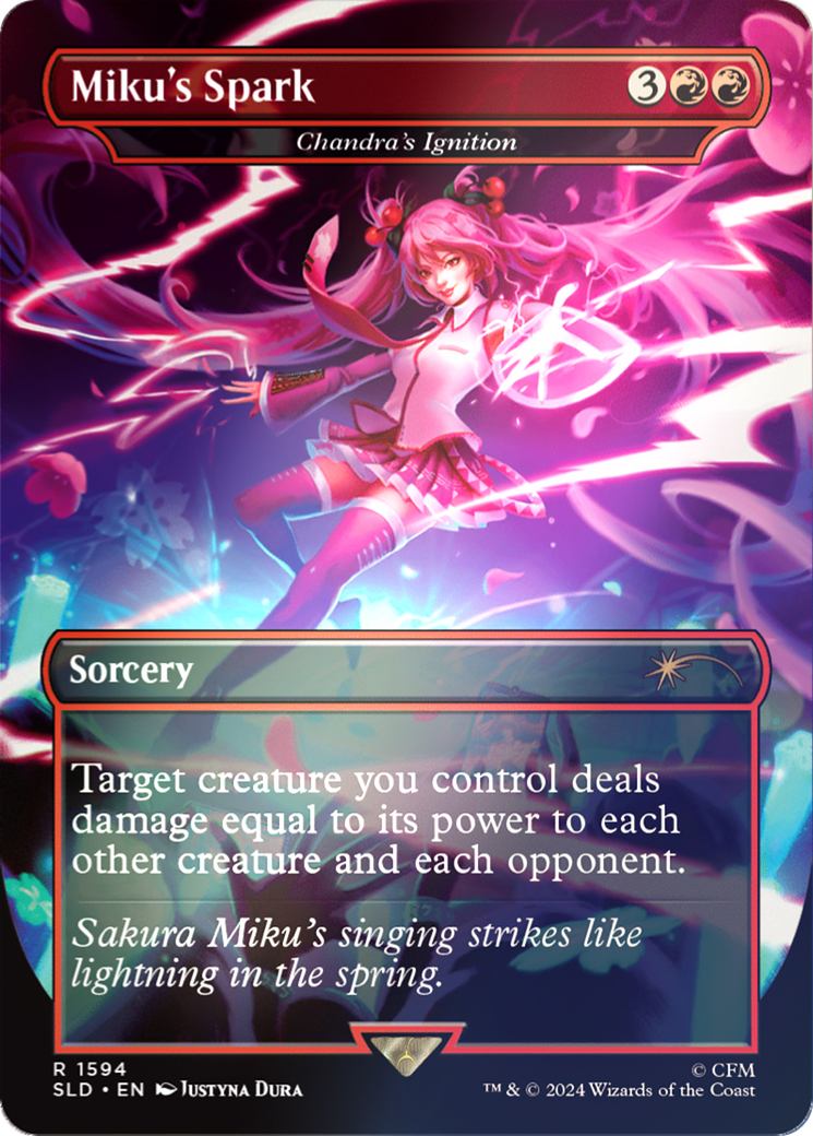 Miku's Spark - Chandra's Ignition (Rainbow Foil) [Secret Lair Drop Series] | North Valley Games