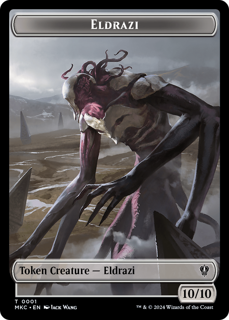 Eldrazi // Tiny Double-Sided Token [Murders at Karlov Manor Commander Tokens] | North Valley Games