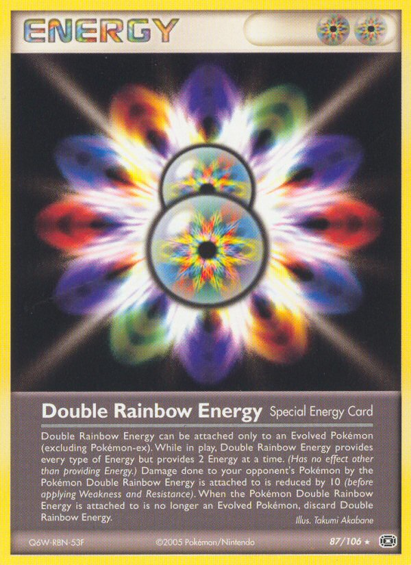 Double Rainbow Energy (87/106) [EX: Emerald] | North Valley Games