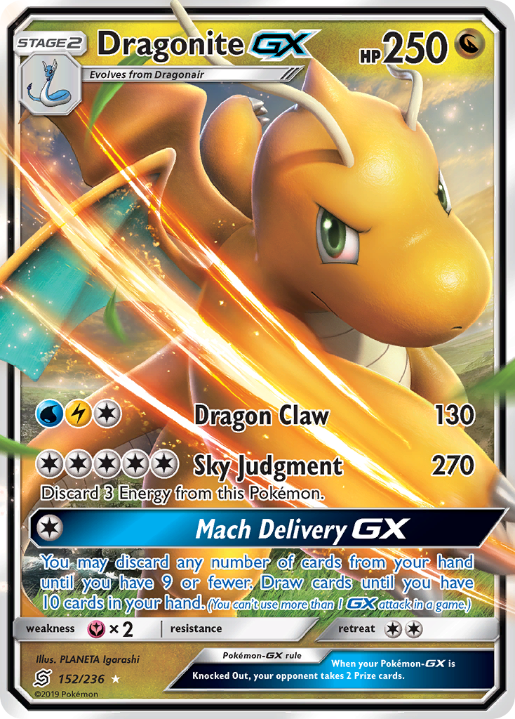 Dragonite GX (152/236) [Sun & Moon: Unified Minds] | North Valley Games