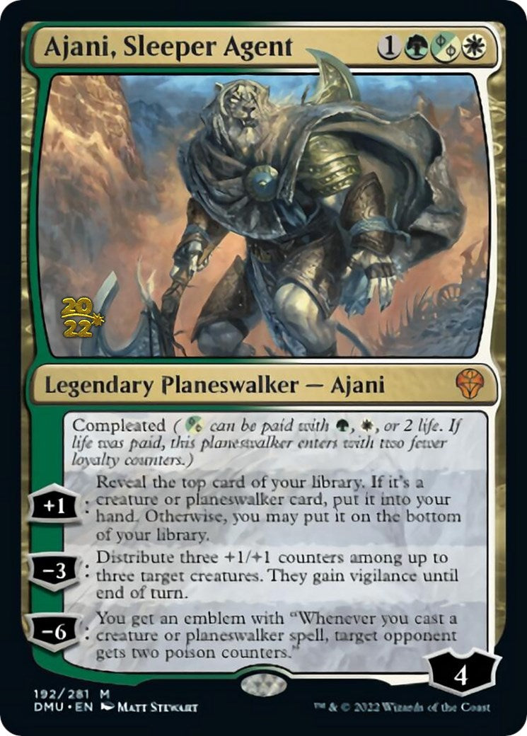 Ajani, Sleeper Agent [Dominaria United Prerelease Promos] | North Valley Games