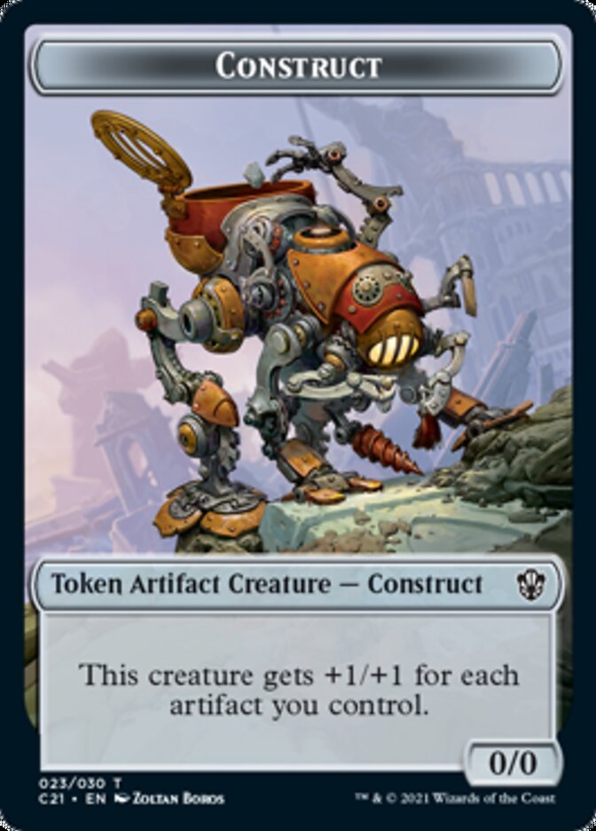 Copy // Construct (030) Double-Sided Token [Commander 2021 Tokens] | North Valley Games