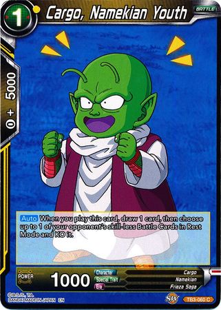 Cargo, Namekian Youth (TB3-060) [Clash of Fates] | North Valley Games