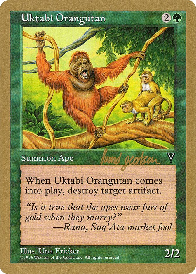 Uktabi Orangutan (Svend Geertsen) (SB) [World Championship Decks 1997] | North Valley Games