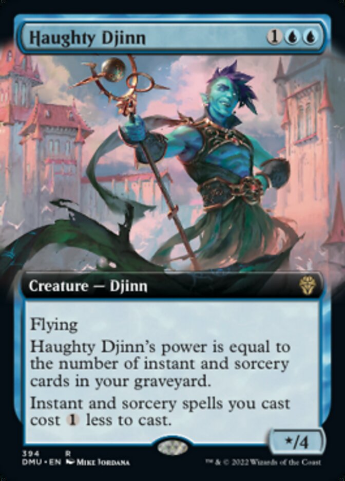Haughty Djinn (Extended Art) [Dominaria United] | North Valley Games