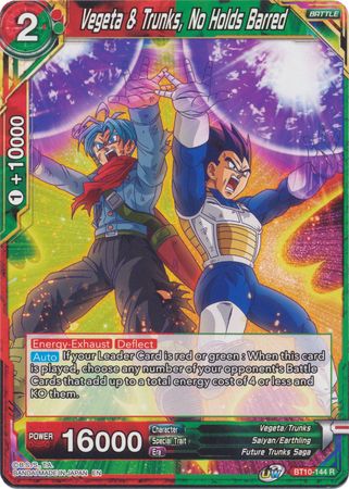 Vegeta & Trunks, No Holds Barred (BT10-144) [Revision Pack 2020] | North Valley Games