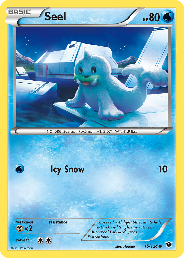Seel (15/124) [XY: Fates Collide] | North Valley Games