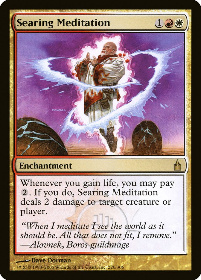 Searing Meditation [Ravnica: City of Guilds] | North Valley Games