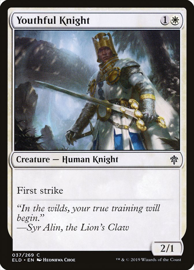 Youthful Knight [Throne of Eldraine] | North Valley Games