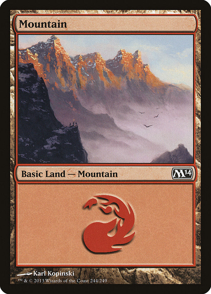 Mountain (244) [Magic 2014] | North Valley Games