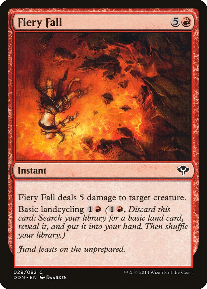 Fiery Fall [Duel Decks: Speed vs. Cunning] | North Valley Games