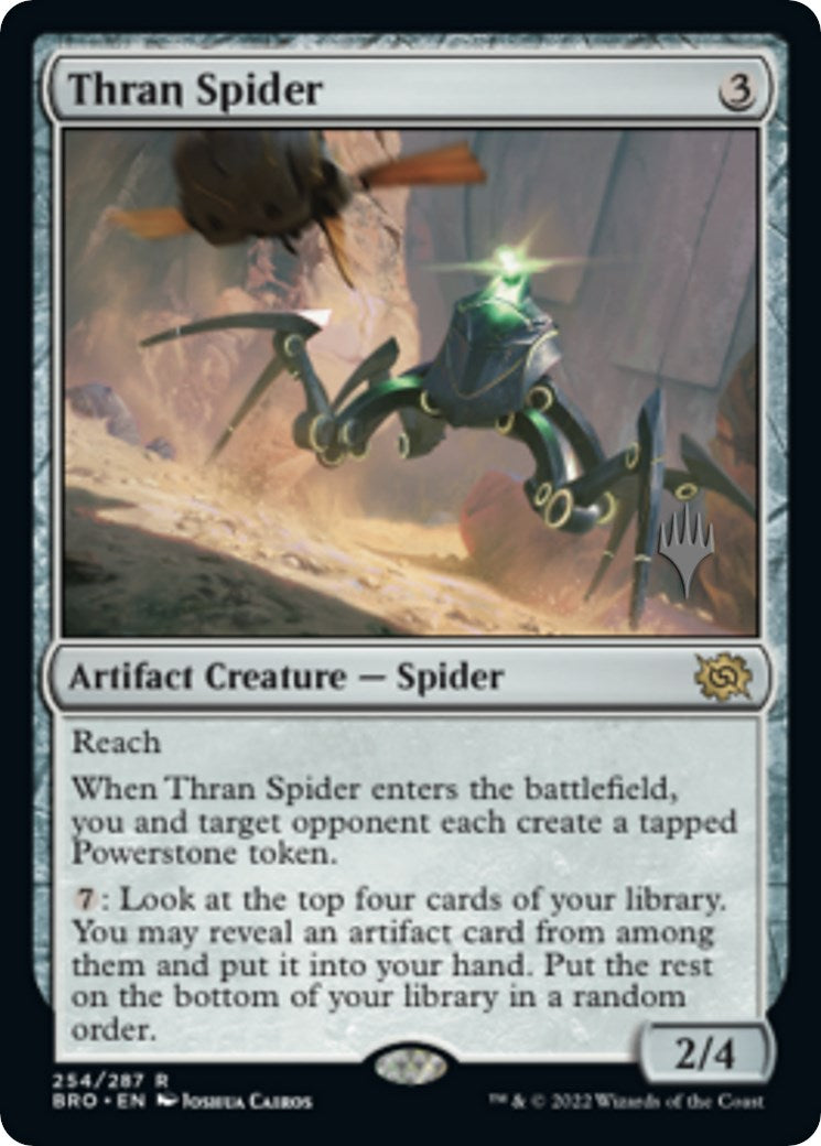 Thran Spider (Promo Pack) [The Brothers' War Promos] | North Valley Games