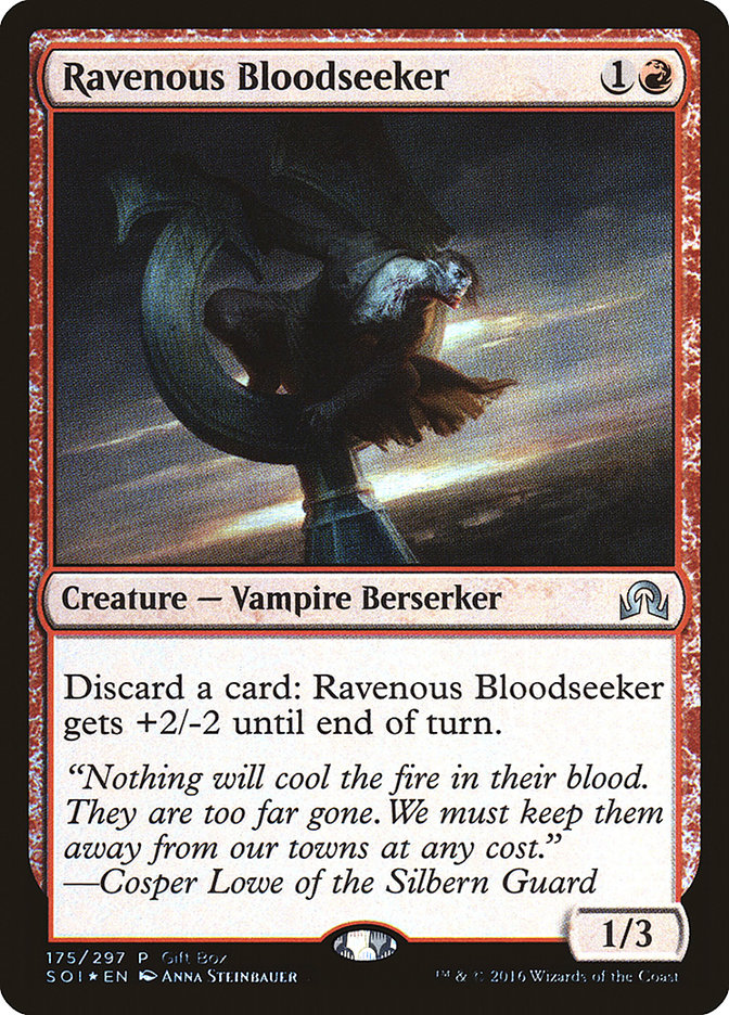 Ravenous Bloodseeker (Gift Box) [Shadows over Innistrad Promos] | North Valley Games