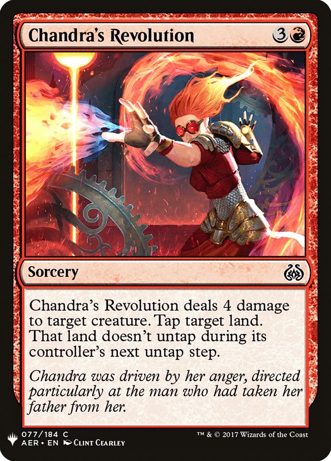 Chandra's Revolution [Mystery Booster] | North Valley Games