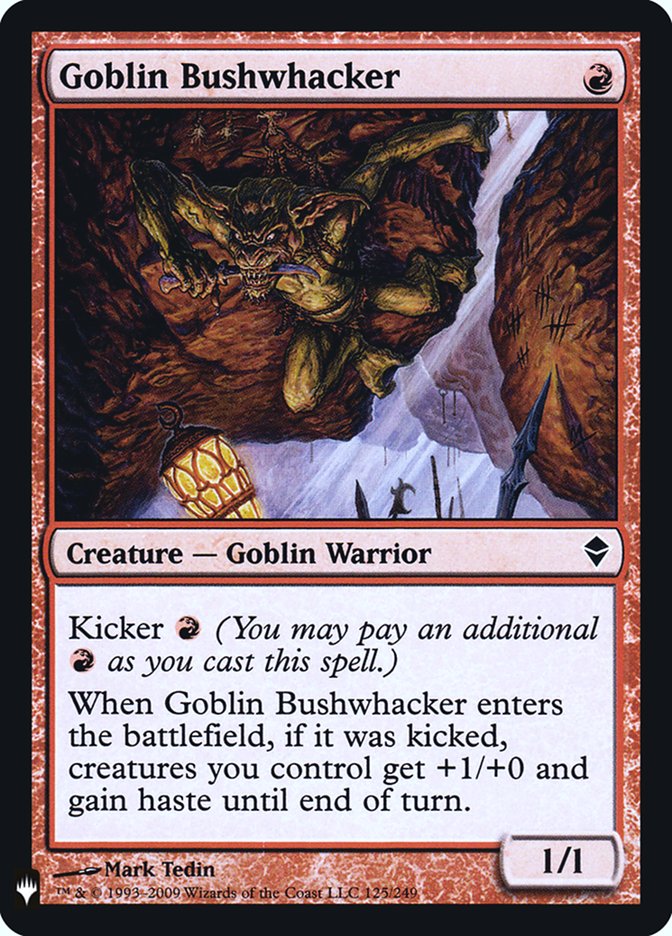 Goblin Bushwhacker [Mystery Booster] | North Valley Games