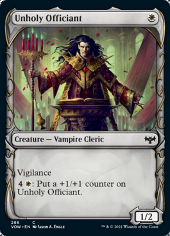 Unholy Officiant (Showcase Fang Frame) [Innistrad: Crimson Vow] | North Valley Games
