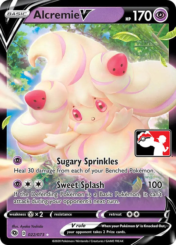 Alcremie V (22/73) [Prize Pack Series One] | North Valley Games