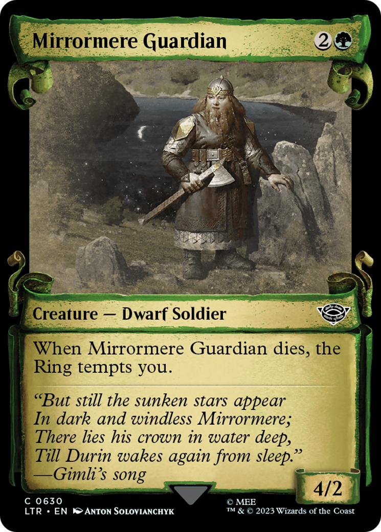 Mirrormere Guardian [The Lord of the Rings: Tales of Middle-Earth Showcase Scrolls] | North Valley Games